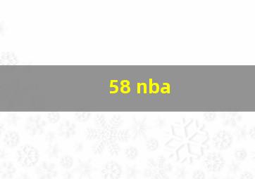 58 nba